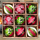 Shop For Elf Theme Christmas Ornament, Set of 9