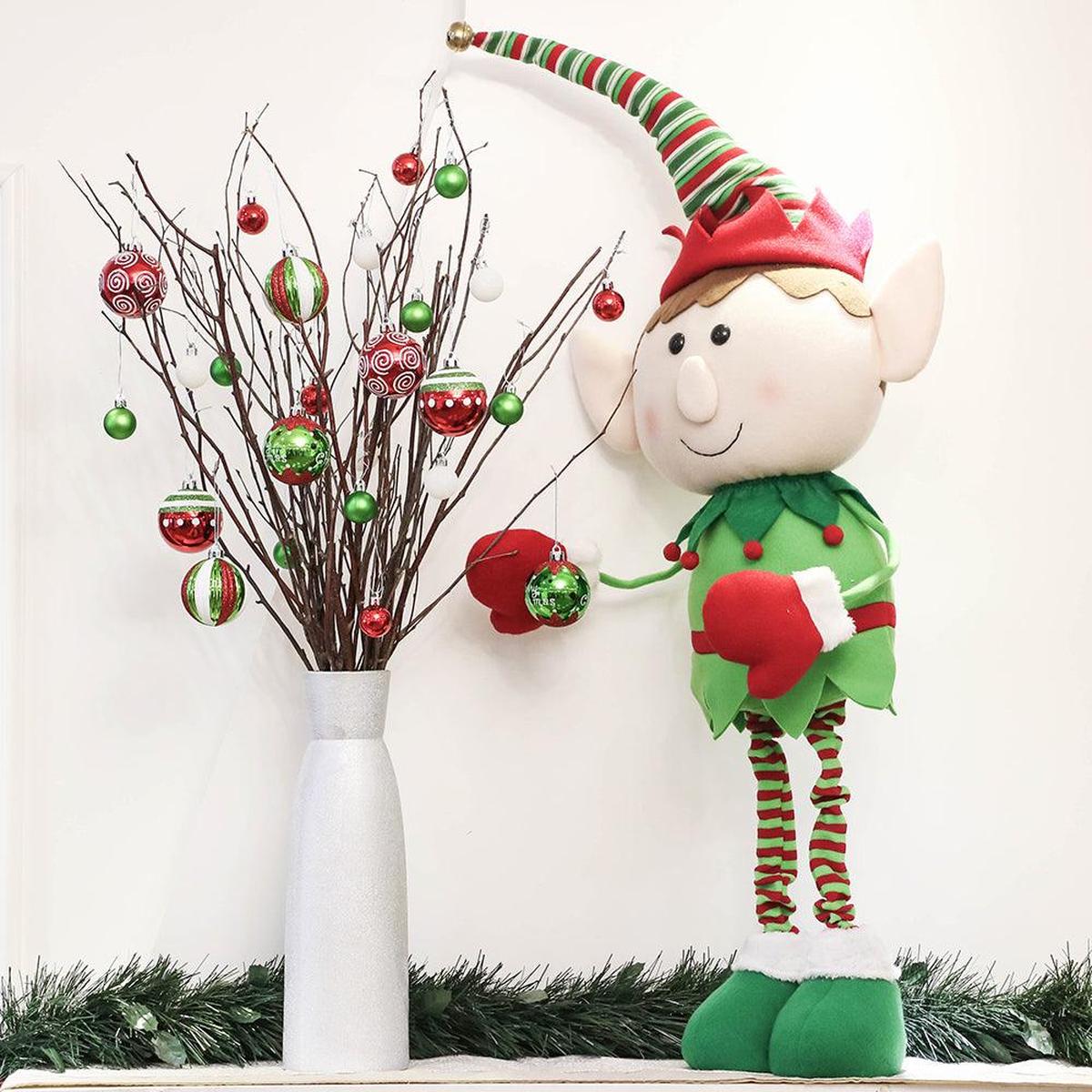 Shop For Elf Theme Christmas Ornament, Set of 9