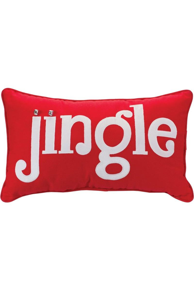Shop For Embroidered Jingle Holiday Pillow 86636DS