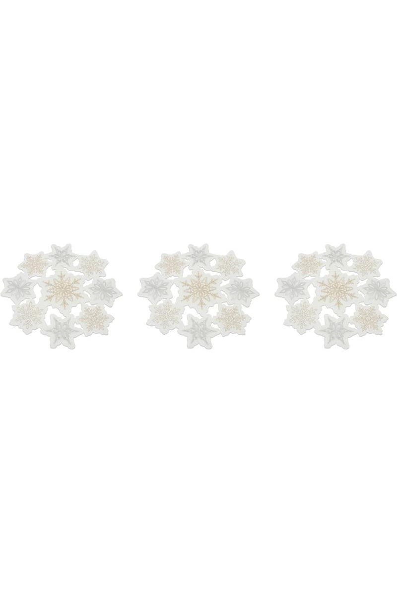 Shop For Embroidered Snowflake Doily (Set of 3) 87018DS
