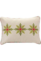 Shop For Embroidered Snowflake Pillow 87380DS