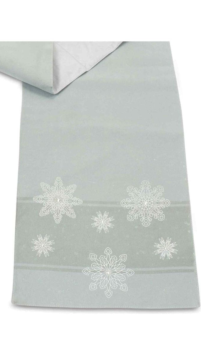 Shop For Embroidered Snowflake Table Runner 87593DS