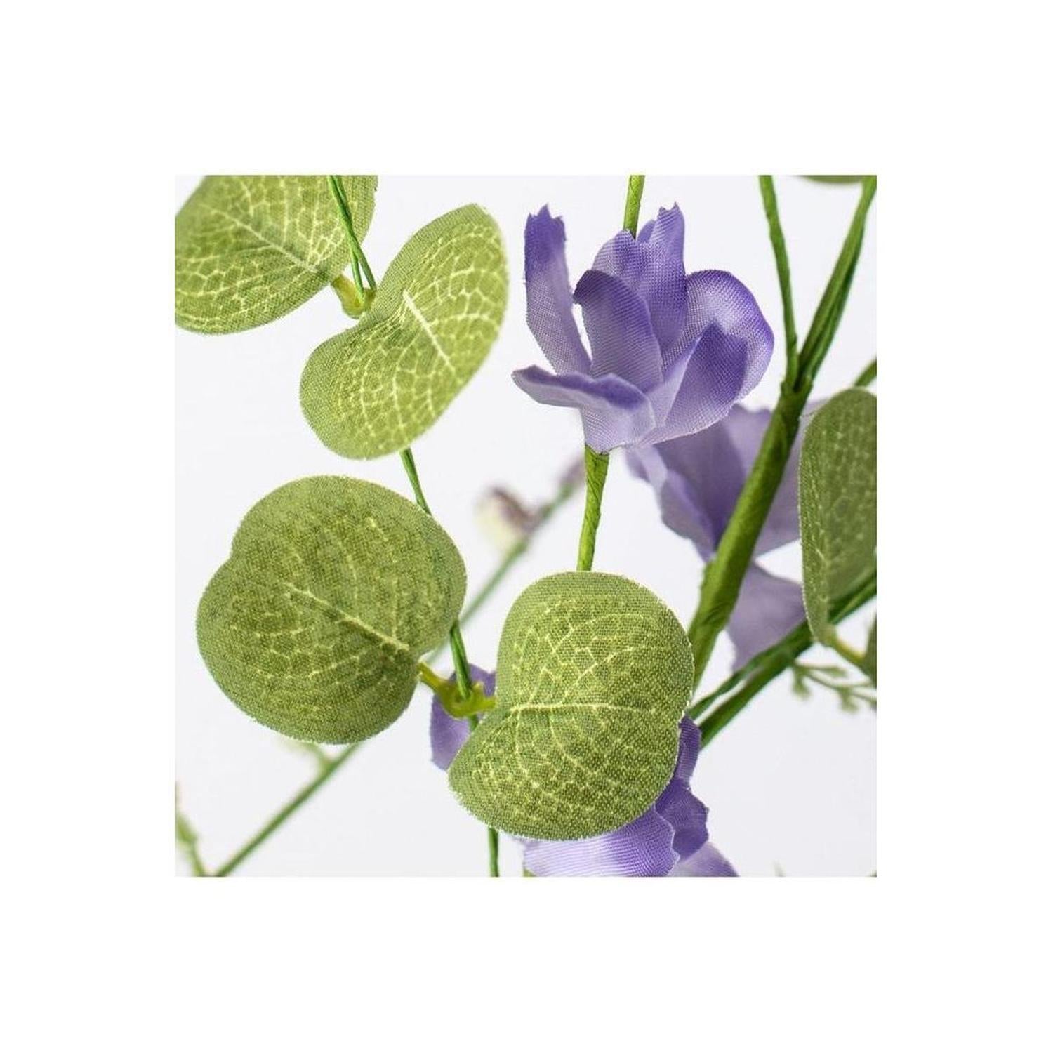 Shop For Fabric Flower Eucalyptus Spray: Lavender at Michelle's aDOORable Creations