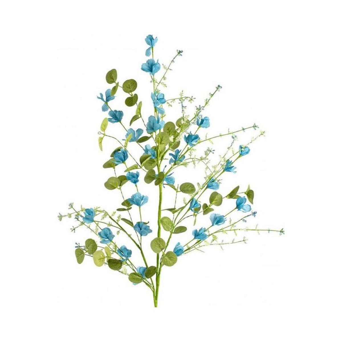 Shop For Fabric Flower Eucalyptus Spray: Light Blue at Michelle's aDOORable Creations