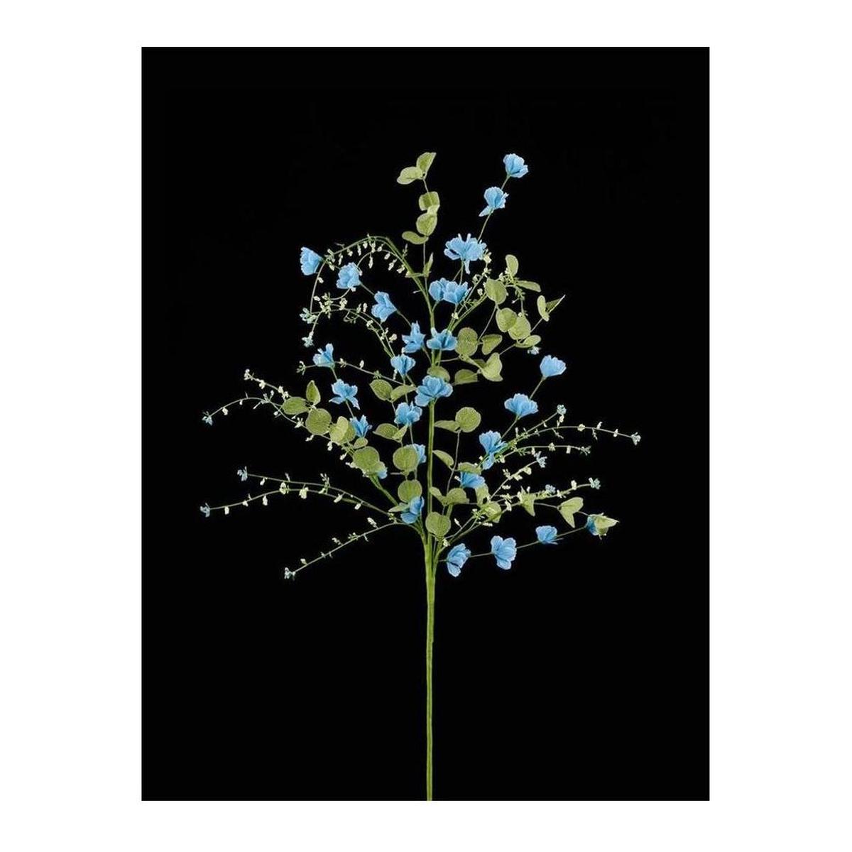 Shop For Fabric Flower Eucalyptus Spray: Light Blue at Michelle's aDOORable Creations