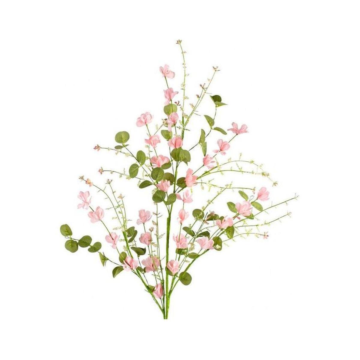 Shop For Fabric Flower Eucalyptus Spray: Pink at Michelle's aDOORable Creations