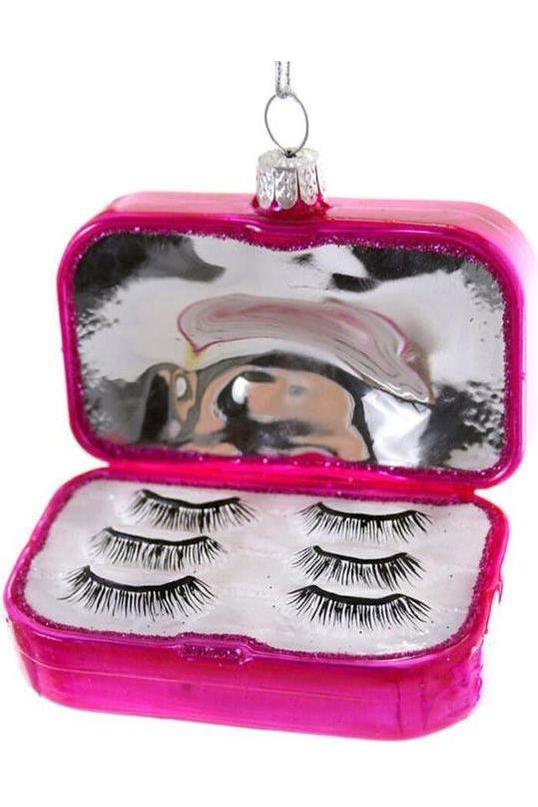 Shop For Fake Eyelashes Blown Glass Ornament