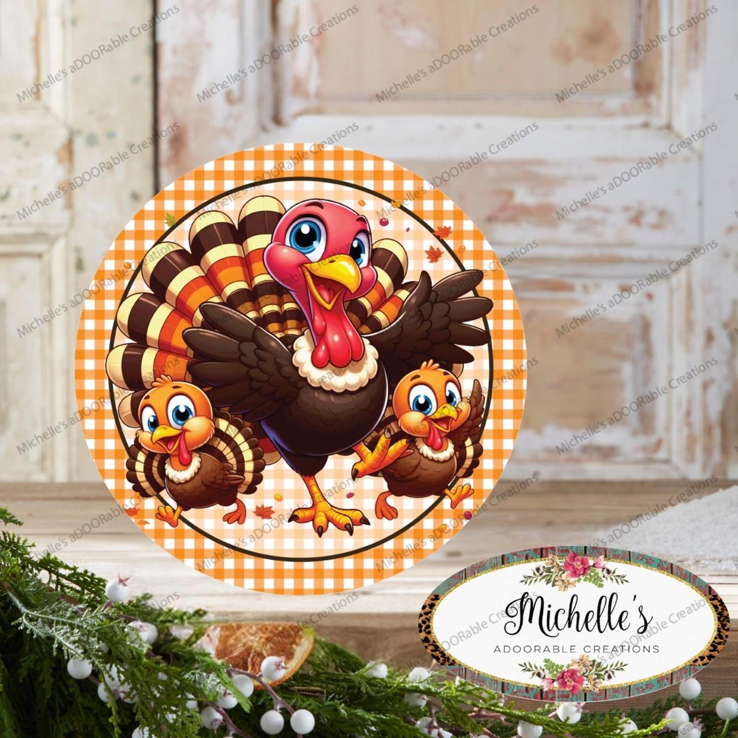 Shop For Fall Smiling Turkey Thanksgiving Sign