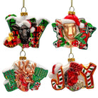 Shop For Farm Filled with Joy Glass Christmas Ornaments, Set of 4