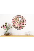 Shop For Farm Fresh Pink Flowers Metal Sign