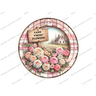 Shop For Farm Fresh Pink Flowers Metal Sign