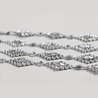 Shop For Faux Diamond Shaped Rhinestone Trimming: Silver (10 Yards)