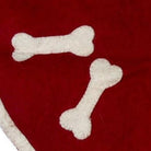 Shop For Felt Tree Skirt Dog Bone Accents (Red) 22" at Michelle's aDOORable Creations