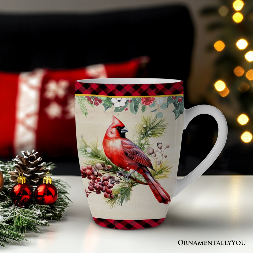 Shop For Festive Country County Christmas Plaid Mugs (Set of 4)