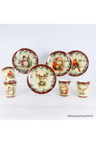 Shop For Festive Country County Christmas Plaid Mugs (Set of 4)