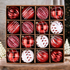 Shop For Festive Red Christmas Ornaments (Set of 16)
