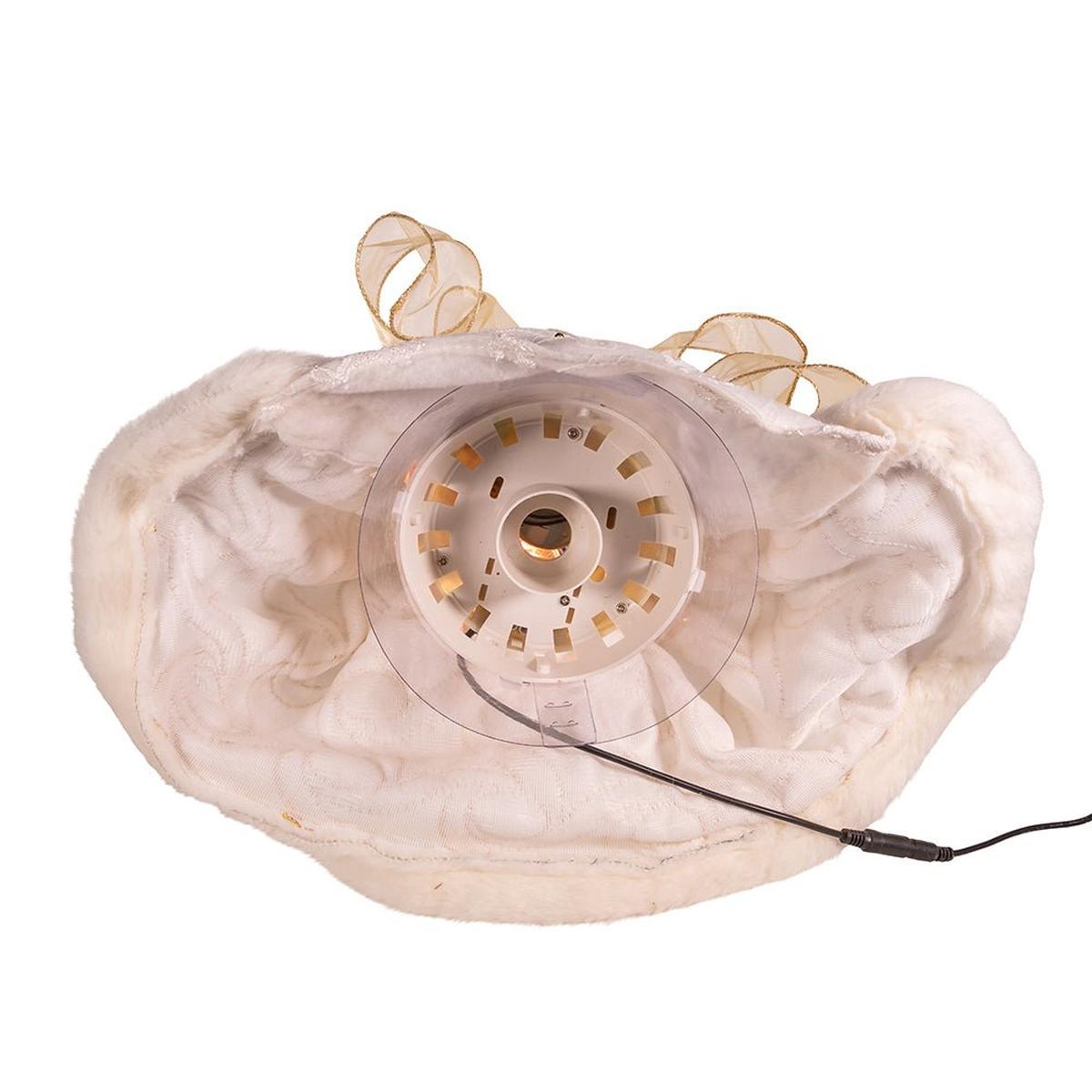 Shop For Fiber Optic LED Gold and White Angel Tree Topper at Michelle's aDOORable Creations