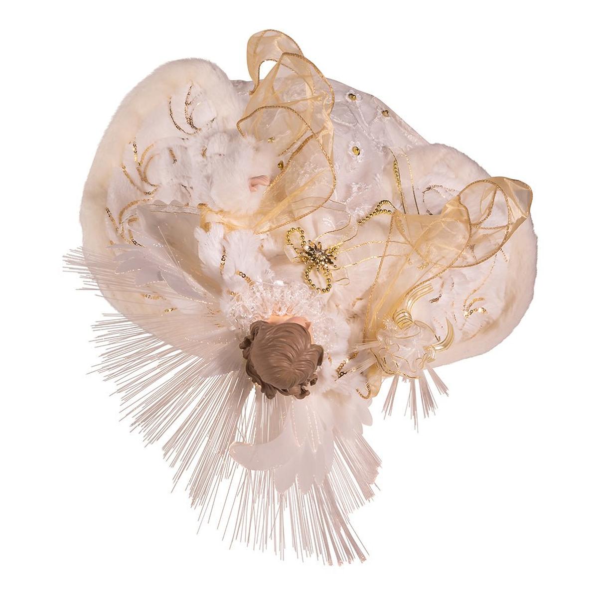 Shop For Fiber Optic LED Gold and White Angel Tree Topper at Michelle's aDOORable Creations