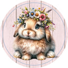 Shop For Floppy Lop Ear Floral Spring Easter Bunny Sign