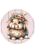 Shop For Floppy Lop Ear Floral Spring Easter Bunny Sign