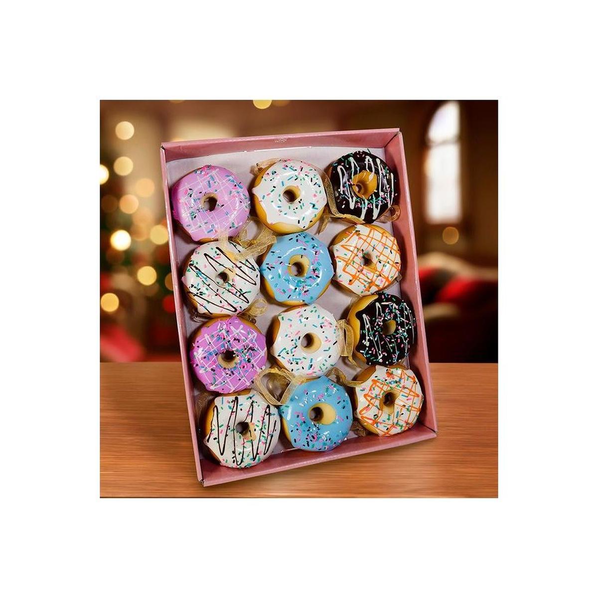 Shop For Foam Donut Ornaments (12Pc. Box Set) at Michelle's aDOORable Creations