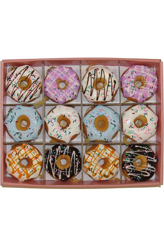 Shop For Foam Donut Ornaments (12Pc. Box Set) at Michelle's aDOORable Creations