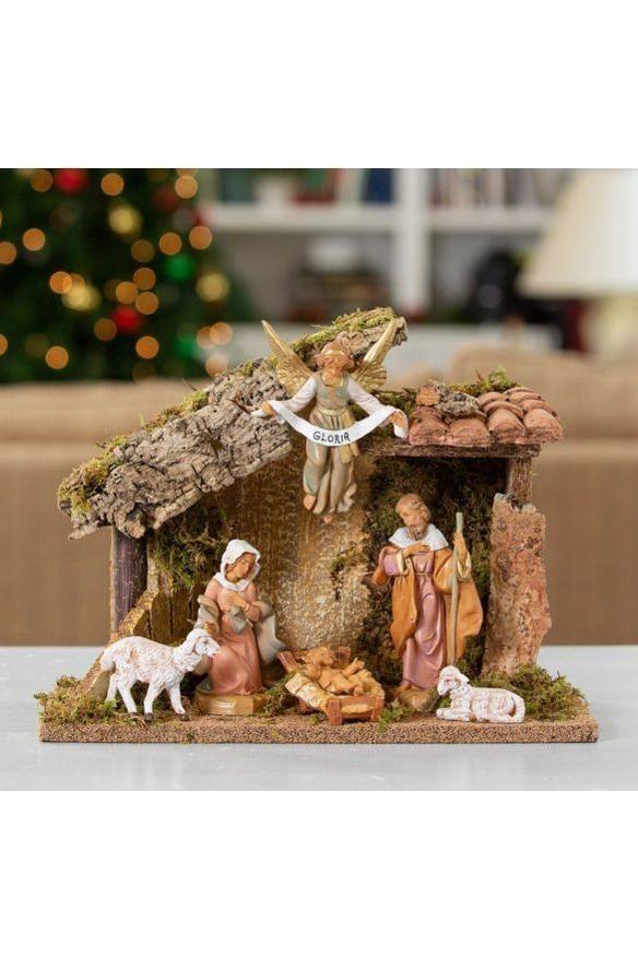 Shop For Fontanini 6pc Nativity with Stable at Michelle's aDOORable Creations