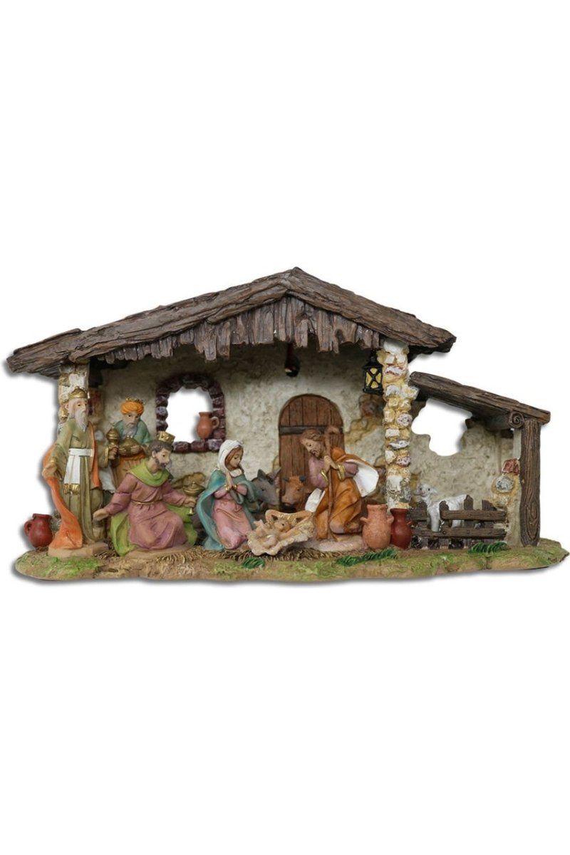 Shop For Fontanini LED Musical Nativity Stable at Michelle's aDOORable Creations