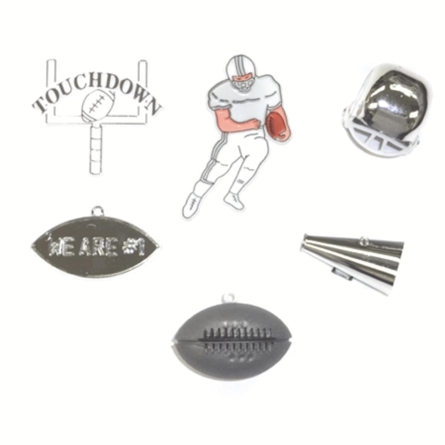 Shop For Football Mum Trinket Pack: Purple (6 Pcs)