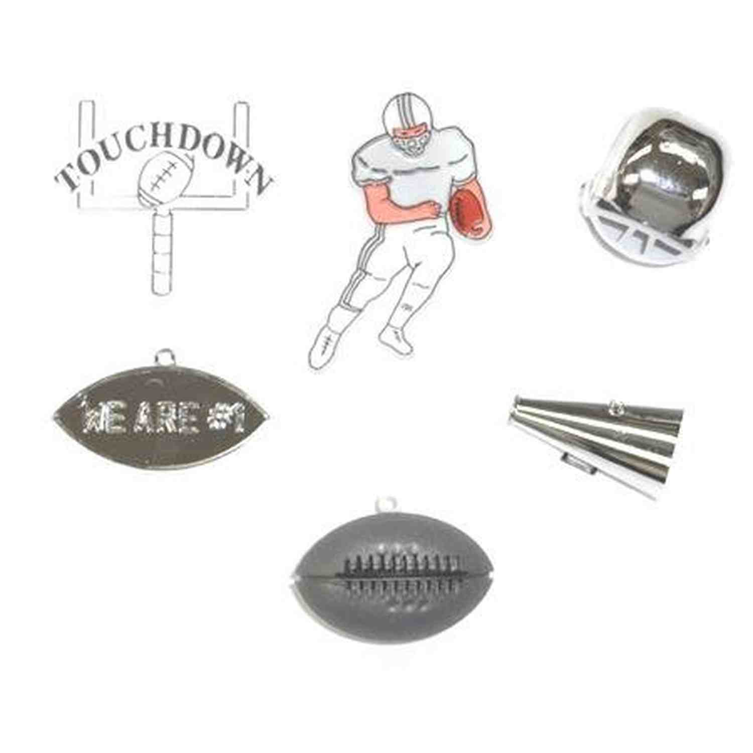 Shop For Football Mum Trinket Pack: Purple (6 Pcs)