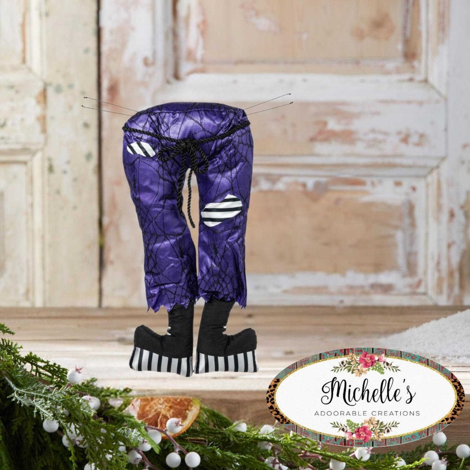 Shop For Frankenstein Plush Legs Wreath Enhancement