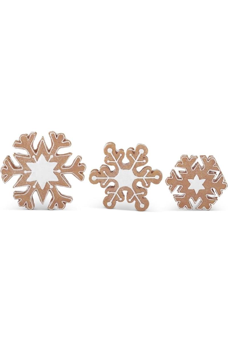 Shop For Frosted Gingerbread Snowflake Cookie Ornaments