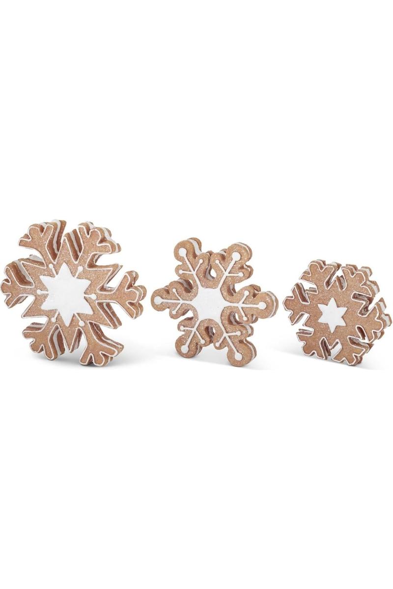 Shop For Frosted Gingerbread Snowflake Cookie Ornaments