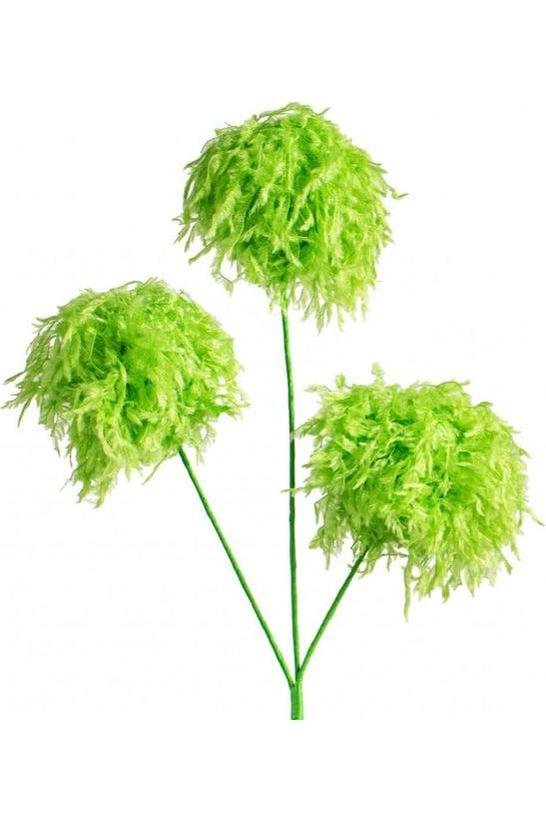 Shop For Furry Fabric Ball Spray: Lime Green at Michelle's aDOORable Creations