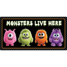 Shop For Furry Monsters Live Here Sign
