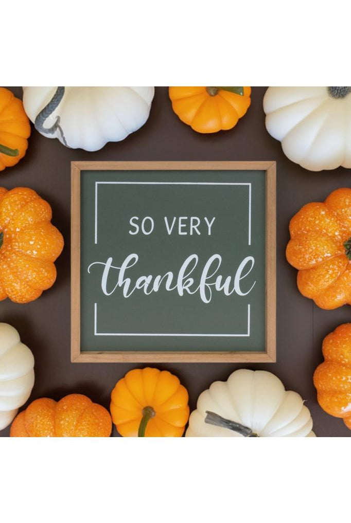 Shop For Gather and Thankful Sentiment Sign (Set of 2) 87584DS