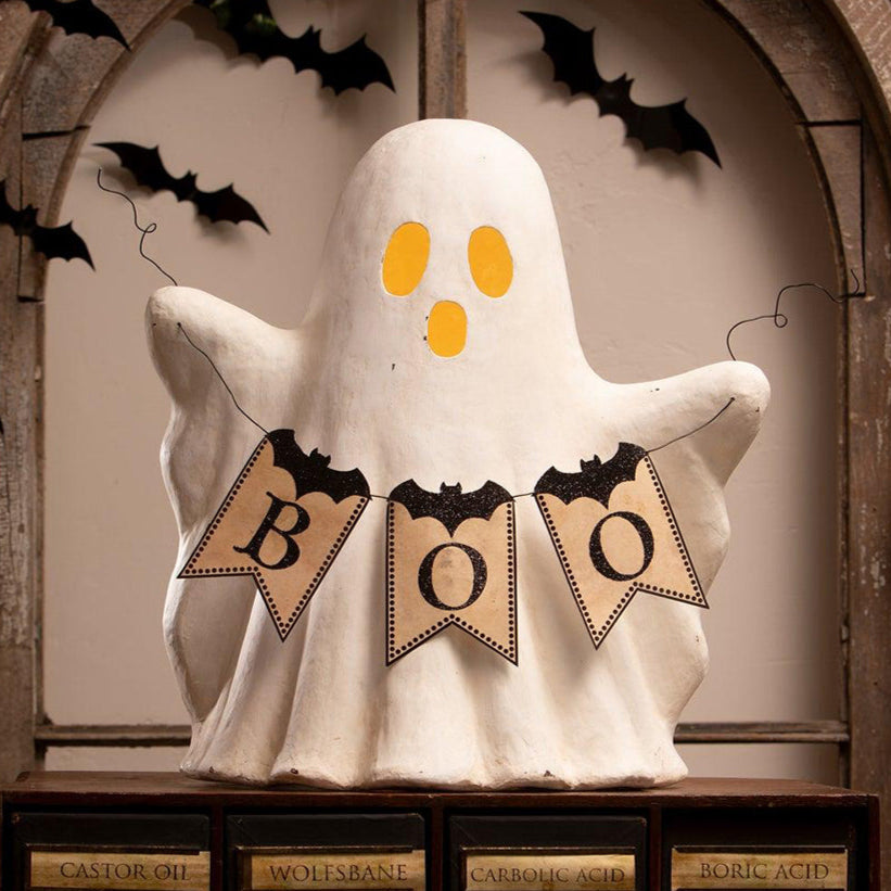 Shop For Ghost with Boo Garland Figurine