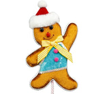 Shop For Gingerbread Boy Pick, Blue 12"