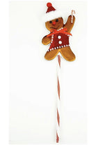 Shop For Gingerbread Boy Pick, Peppermint 12"