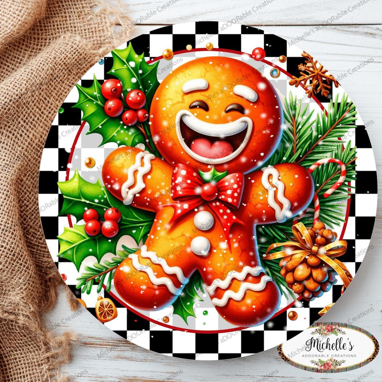 Shop For Gingerbread Cookie Round Sign