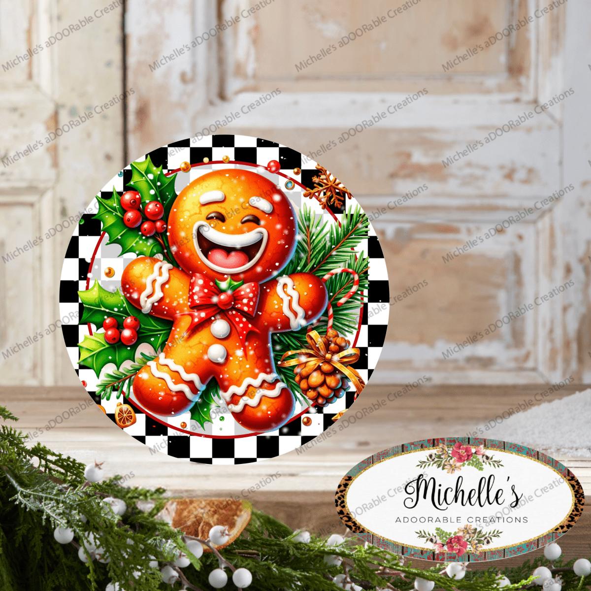 Shop For Gingerbread Cookie Round Sign