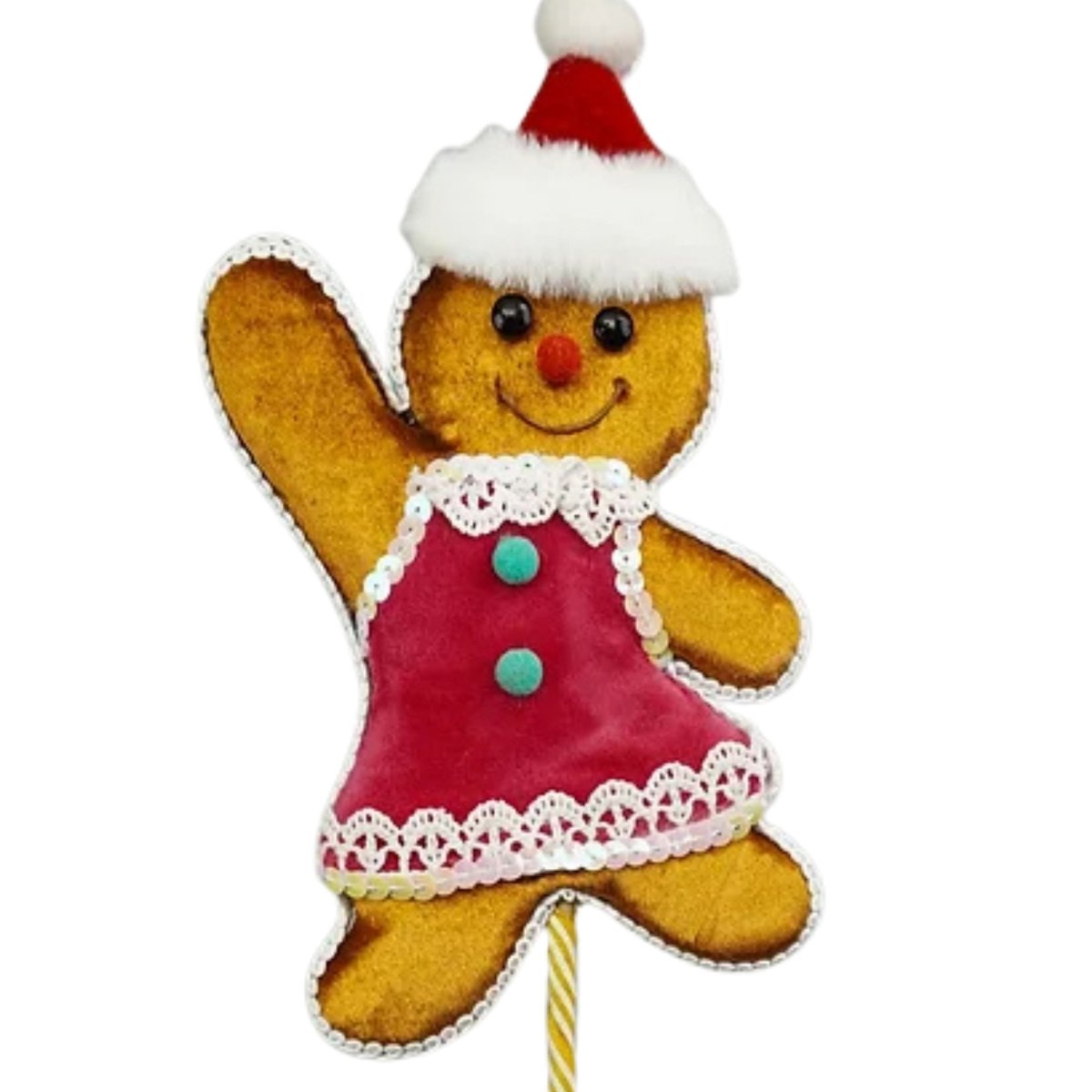 Shop For Gingerbread Girl Pick, Pink 12"