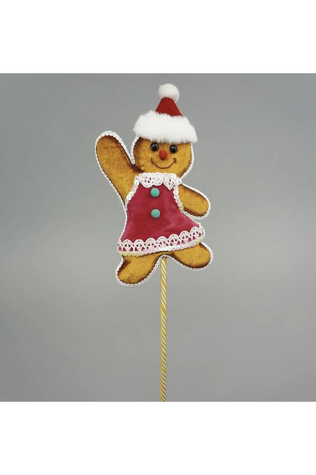 Shop For Gingerbread Girl Pick, Pink 12"