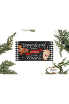 Shop For Gingerbread Wishes and Cocoa Kisses Sign - Wreath Enhancement