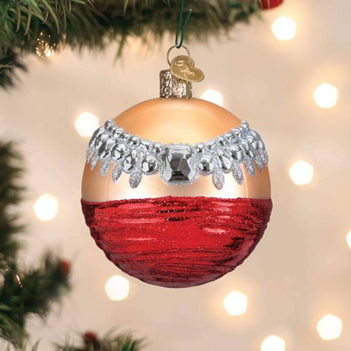Shop For Girl's Best Friend Round Ornament