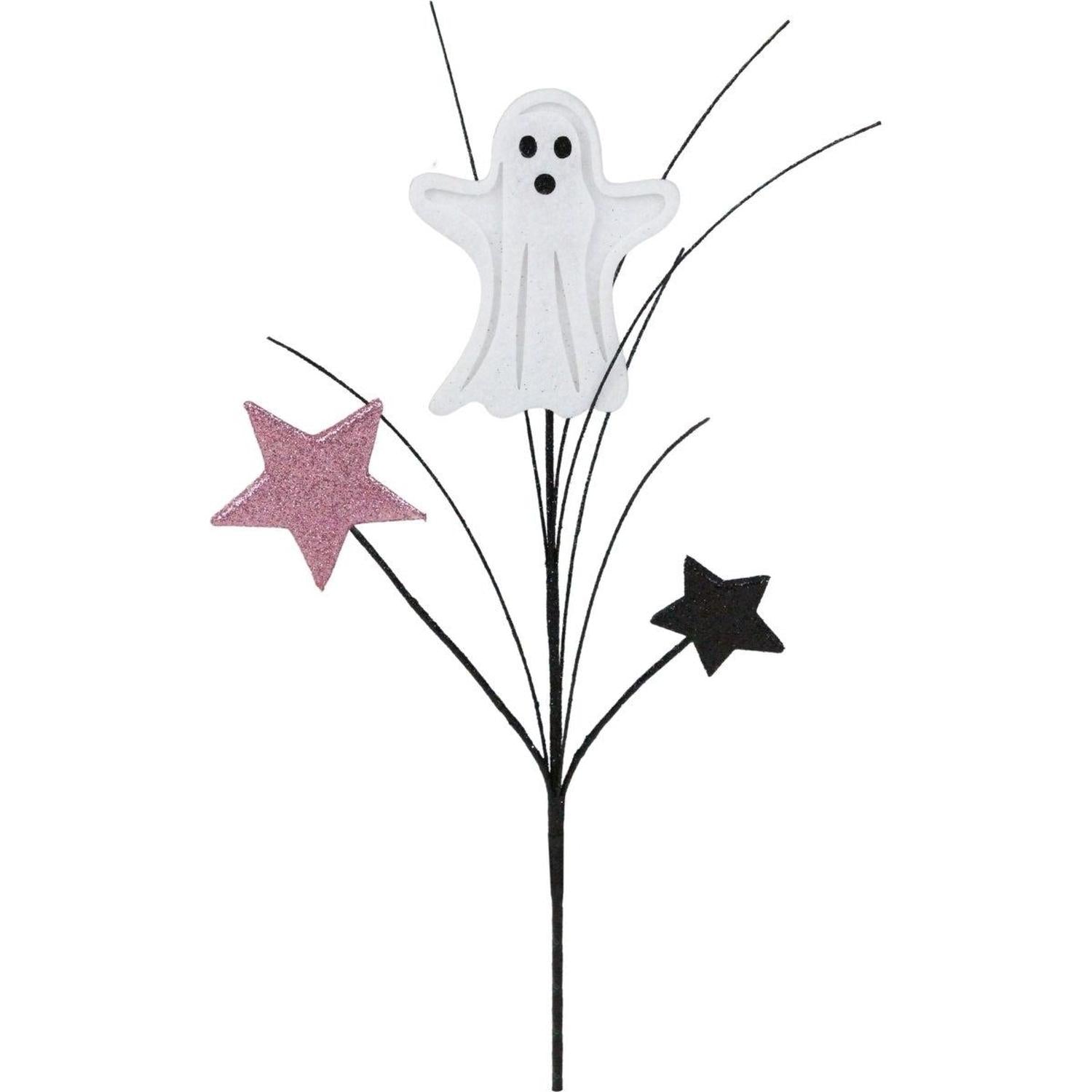 Shop For Glitter Ghost & Stars Spray: Pink & Black at Michelle's aDOORable Creations