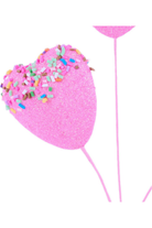 Shop For Glitter Heart Cookie w/Sprinkles Pick