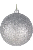 Shop For Glitter Silver Ball Ornaments at Michelle's aDOORable Creations