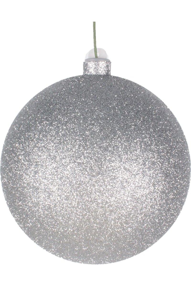 Shop For Glitter Silver Ball Ornaments at Michelle's aDOORable Creations