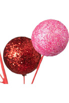 Shop For Glittered Ball Spray: Pink and Red XS5739A2
